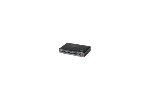 Logilink USB 3.0 HUB 4-port, Aluminium mit Überstromschutz