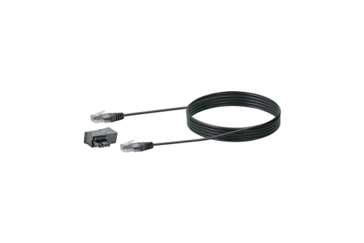 Schwaiger Steckeradapter TAE-F/RJ45 3m Schwarz