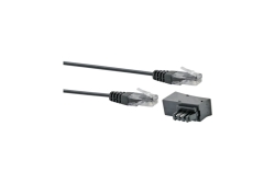 Schwaiger Steckeradapter TAE-F/RJ45 3m Schwarz