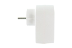 Schwaiger Ladegerät mit Steckdose 2xUSB 230V 3400mA Weiß