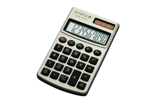 Olympia Taschenrechner LCD-1110 silber