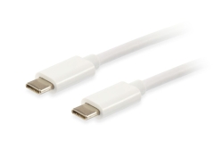 Equip Kabel USB-C3.2->C Gen2 4K PD60W St/St 2.00m weiß Polybeutel