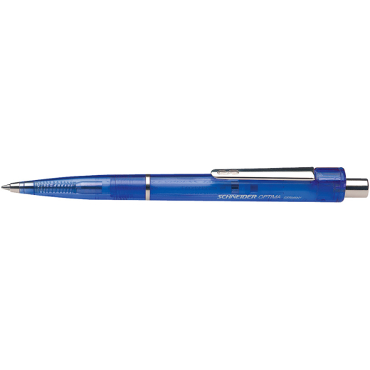 Druckkugelschreiber Optima - M, blau (dokumentenecht)