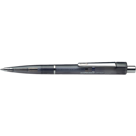 Druckkugelschreiber Optima - M, schwarz (dokumentenecht)