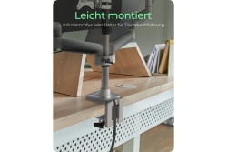 Monitor Arm IcyBox 3 Monitore bis zu 32 USB/AUDIO extern retail