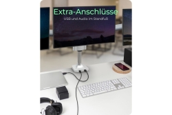 Monitor Arm IcyBox 3 Monitore bis zu 32 USB/AUDIO extern retail