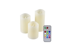 Olympia IOIO LED-Wachskerzen Set LED 48 3er Set
