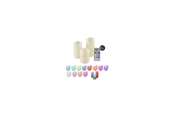Olympia IOIO LED-Wachskerzen Set LED 48 3er Set