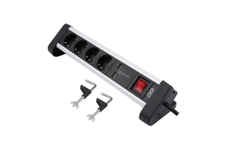Olympia IOIO Steckdosenleiste SL 2425 U 4xSchuko/2x-A si/sw