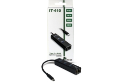 Inter-Tech LAN-Adapter Argus IT-410 USB-C Gigabit Ethernet