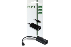 Inter-Tech LAN-Adapter Argus IT-811 USB-C Gigabit Ethernet