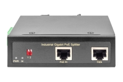 DIGITUS Splitter Industriell Gigabit 95W PoE++ 802.3bt