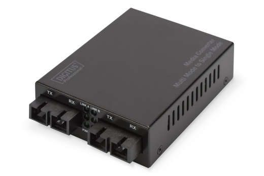 DIGITUS Medienkonverter Gigabit Multimode/ Singlemode, SC/SC
