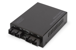 DIGITUS Medienkonverter Gigabit Multimode/ Singlemode, SC/SC