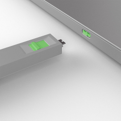 LINDY USB Typ C Port Schloss grün