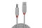 LINDY USB 2.0 Kabel Typ A/B Anthra Line M/M 2m