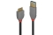 LINDY USB 3.0 Kabel Typ A/Micro-B Anthra Line M/M 0.5m