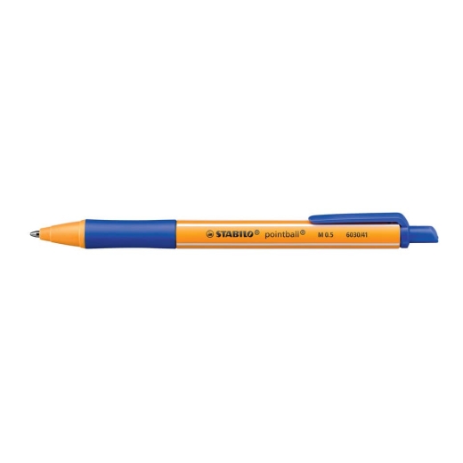 Kugelschreiber pointball® - 0,5 mm, Druckmechanik, blau