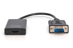 DIGITUS Konverter VGA > HDMI + Audio Full HD 1080p...