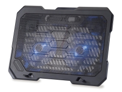 CONCEPTRONIC 2-Fan USB-A2.0 Laptop-Kühlpad 25Kg 15.6 sw