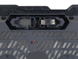 CONCEPTRONIC 2-Fan USB-A2.0 Laptop-Kühlpad 25Kg 15.6 sw