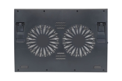 CONCEPTRONIC 2-Fan USB-A2.0 Laptop-Kühlpad 30Kg 17 sw