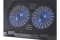CONCEPTRONIC 2-Fan USB-A2.0 Laptop-Kühlpad 30Kg 17 sw