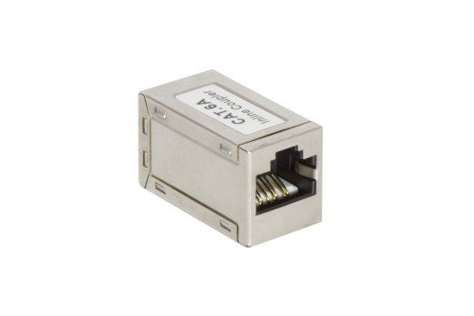 Logilink Patchkabelverbinder 1:1 Cat.6A STP, Metallgehäuse
