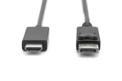 DIGITUS DisplayPort Adapterkabel DPort -> HDMI A St/St 8K 3m