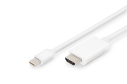 DIGITUS DisplayPort Adapterkabel mini DP->HDMI A St/St...