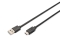 DIGITUS USB 2.0 Anschlusskabel Typ C -A St/St 3.0m, sw