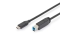 DIGITUS USB 3.0 Anschlusskabel Typ C -B St/St 1.8m, sw
