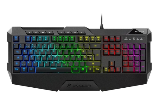 Sharkoon Gaming Tastatur Skiller SGK4 schwarz DE