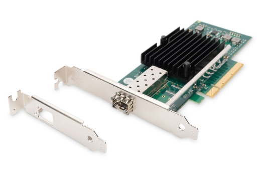 DIGITUS Netzwerkkarte PCIe SFP Single Port 10G INTEL Chip