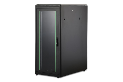 DIGITUS Netzwerkschrank Unique 26HE 1342x600x1000mm schwarz (Speditionsversand)