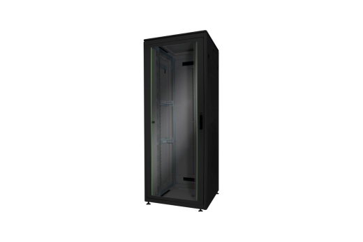 DIGITUS Netzwerkschrank Unique 32HE 1609x800x800mm schwarz (Speditionsversand)