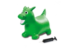 Jamara Hüpftier Drache grün mit Pumpe