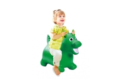 Jamara Hüpftier Drache grün mit Pumpe
