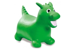 Jamara Hüpftier Drache grün mit Pumpe