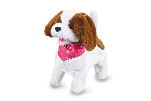 Jamara Plüschhund Lucky RC Weiß/Braun 27MHz