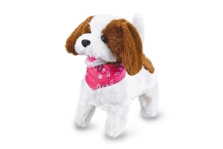 Jamara Plüschhund Lucky RC Weiß/Braun 27MHz
