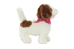 Jamara Plüschhund Lucky RC Weiß/Braun 27MHz