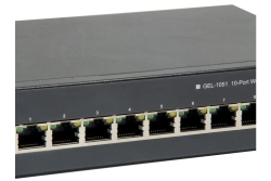 LevelOne PoE+Switch 8xGE PoE/2xSFP 70W WebSmart managed