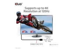 Club3D HDMI-Kabel A -> A 2.1 Ultra High Speed 10K HDR 2m retail