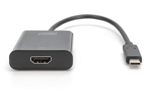 DIGITUS Adapter USB3.0/C -> HDMI 4K 19.5cm schwarz