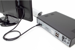 DIGITUS HDMI-Kabel A->A Ethernet St/St 5.0m schwarz 4K