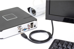 DIGITUS HDMI-Kabel A->A Ethernet St/St 5.0m schwarz 4K