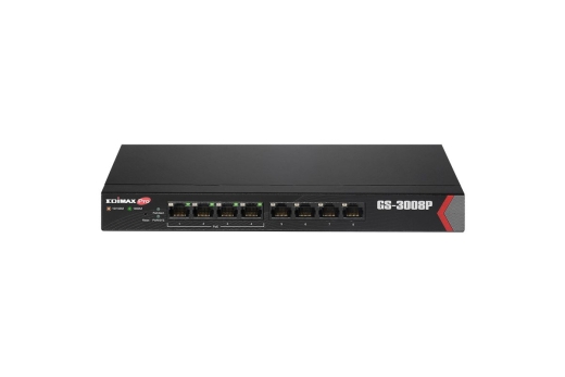 EDIMAX Switch 8x FE GS-3008P (4xPOE Web Managed)