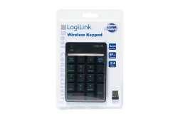 Logilink Keypad wireless, mit 18 Tasten, black