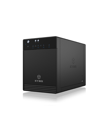 Geh. IcyBox USB 3.1(Gen2) 4x2,5/3,5 SATA3 IB-3740-C31 (b)